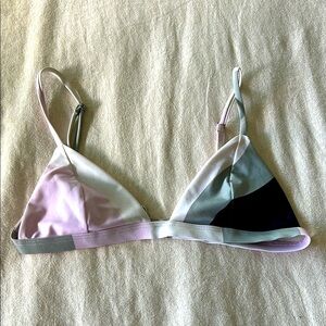 Mara Hoffman Colorblock Triangle Bralette